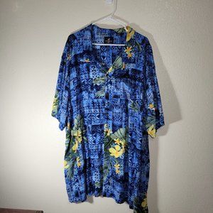 Caribbean Joe Hawaiian print 4XL